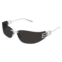 Sonnenbrille  Balenciaga Dame BB0484S002-RUTHENIUM-RUTHENIUM-GREY76